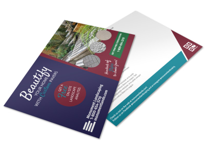 Residential Landscaping Postcard Template m8oon7lm15 preview
